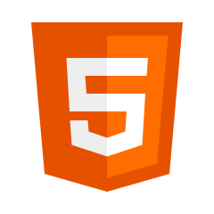 HTML5（ウェブ標準マークアップ言語）の公式ロゴアイコン